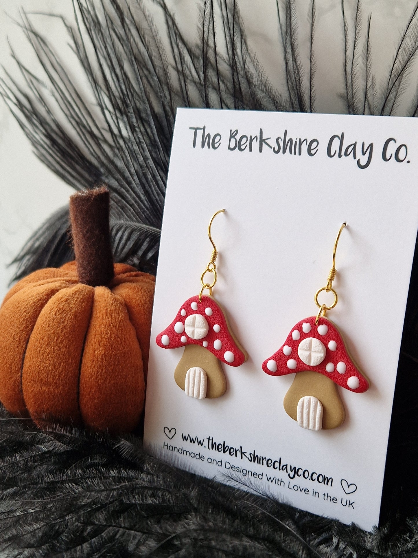 Toadstool Dangle Earrings