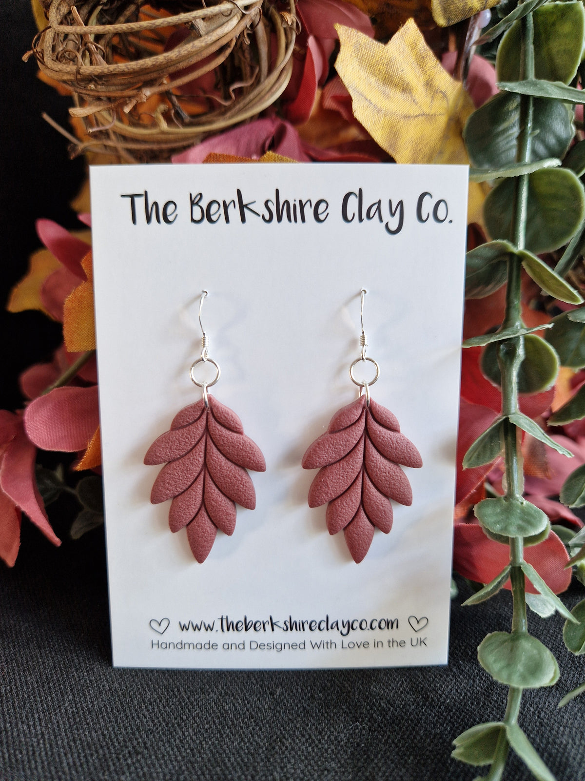 Cascade Leaf Dangle Earrings
