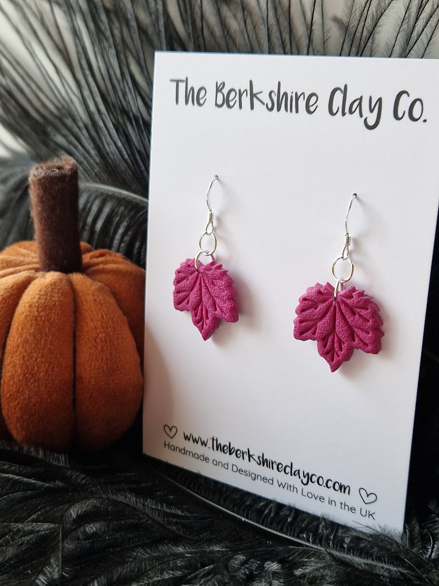 Turnip Maple Leaf Dangle Earrings