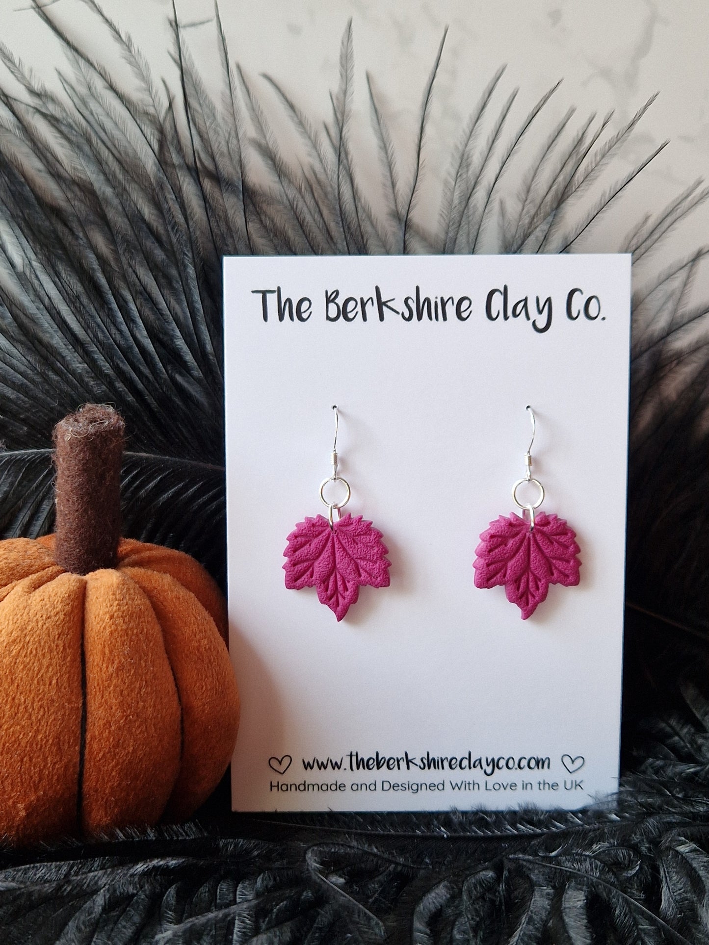 Turnip Maple Leaf Dangle Earrings