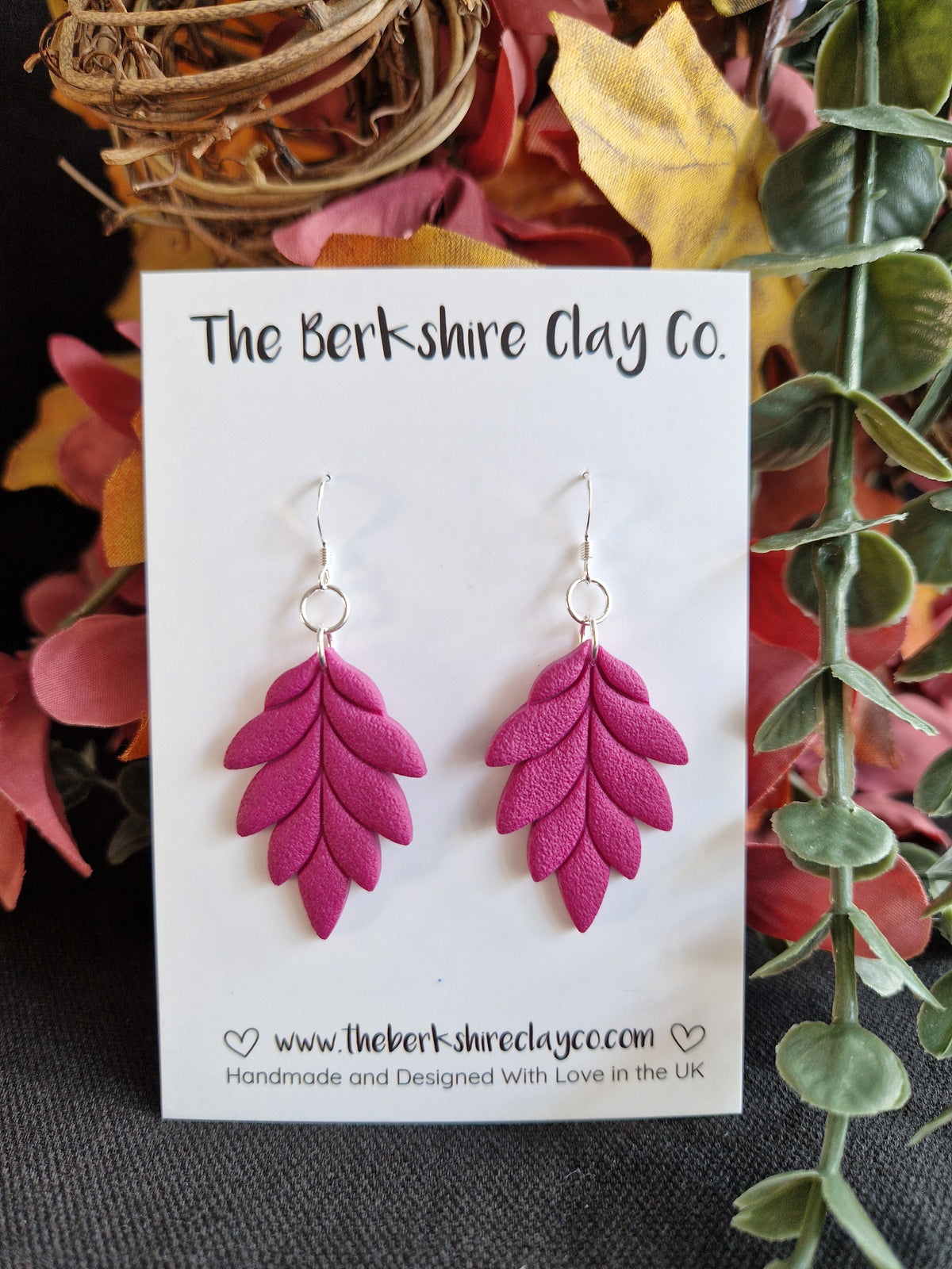 Cascade Leaf Dangle Earrings