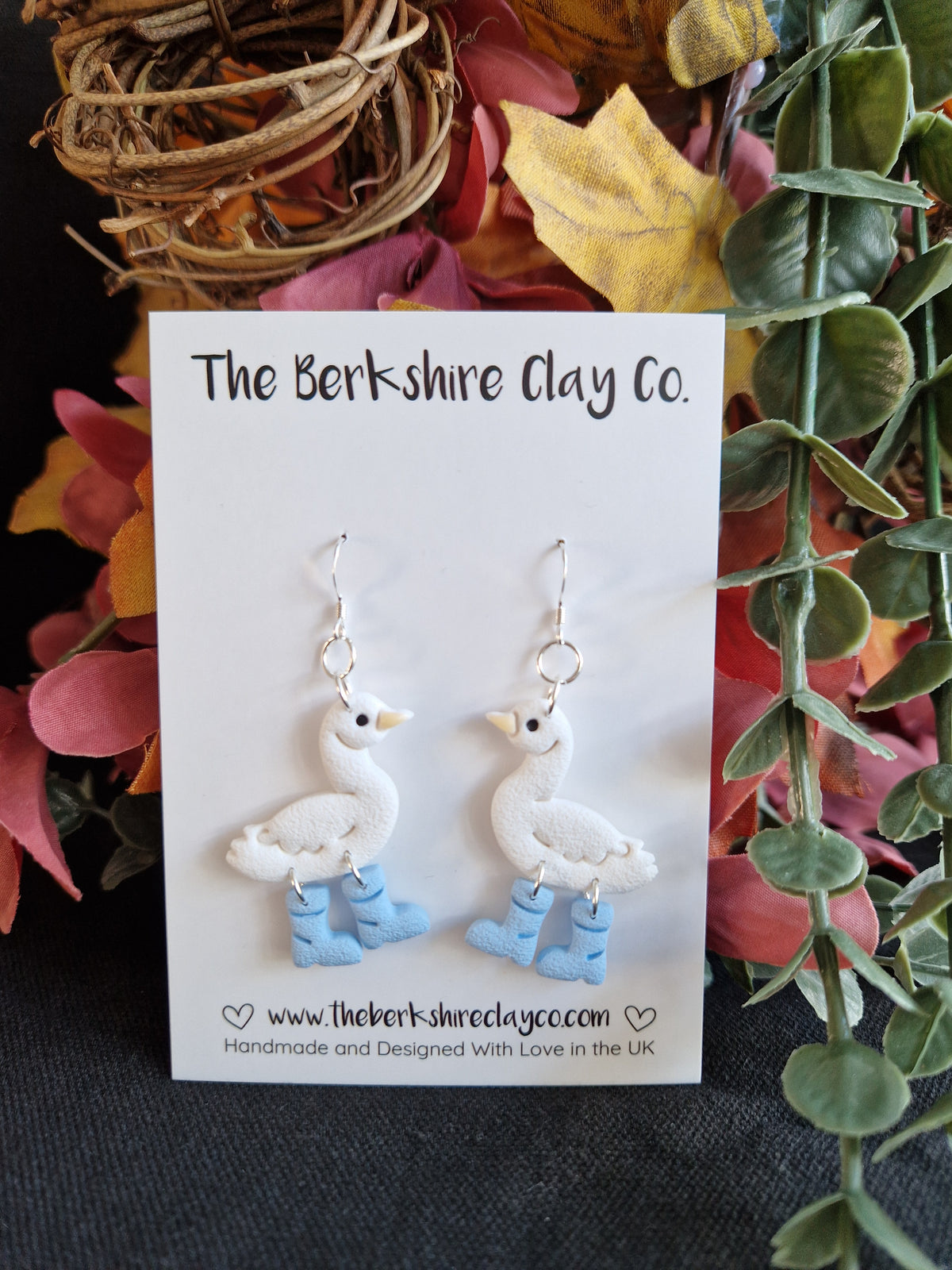 Geese Dangle Earrings