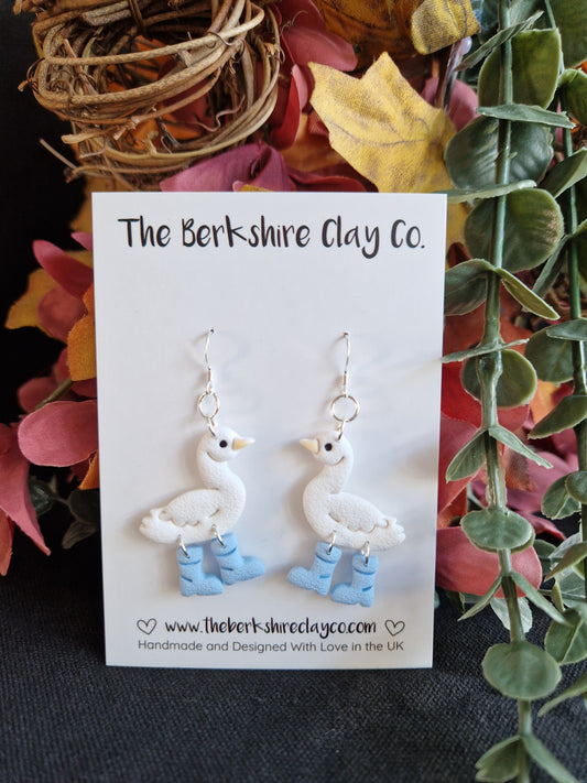 Geese Dangle Earrings