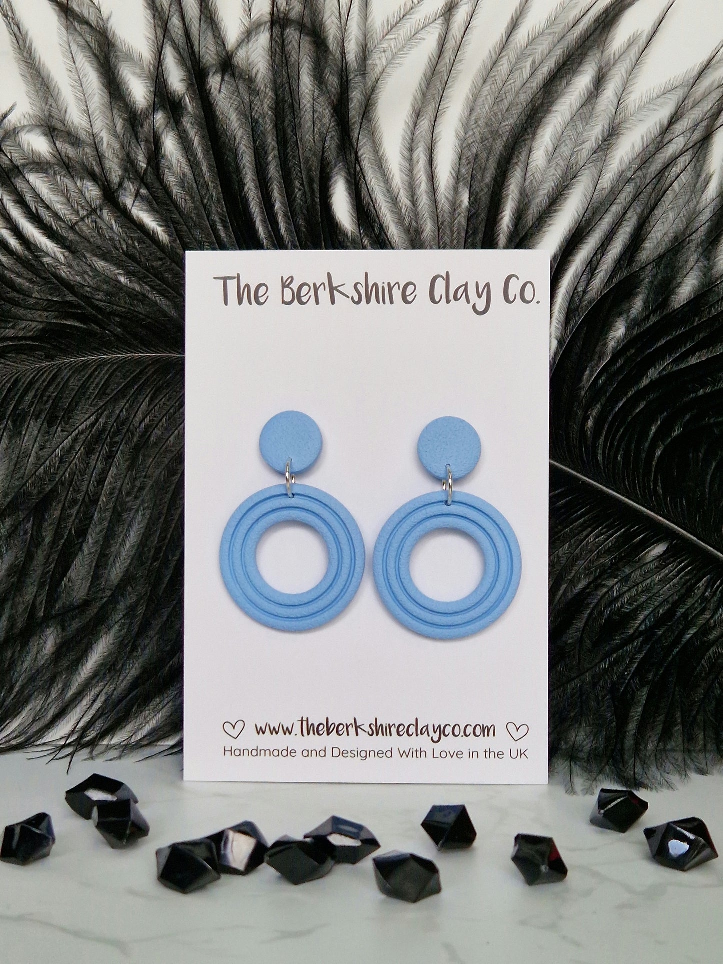 Nested Circle Stud Dangle Earrings