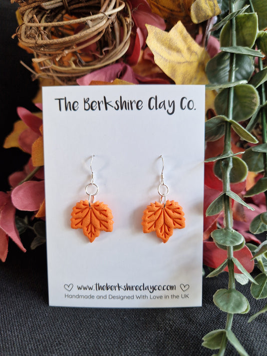 Maple Leaf Dangle Earrings