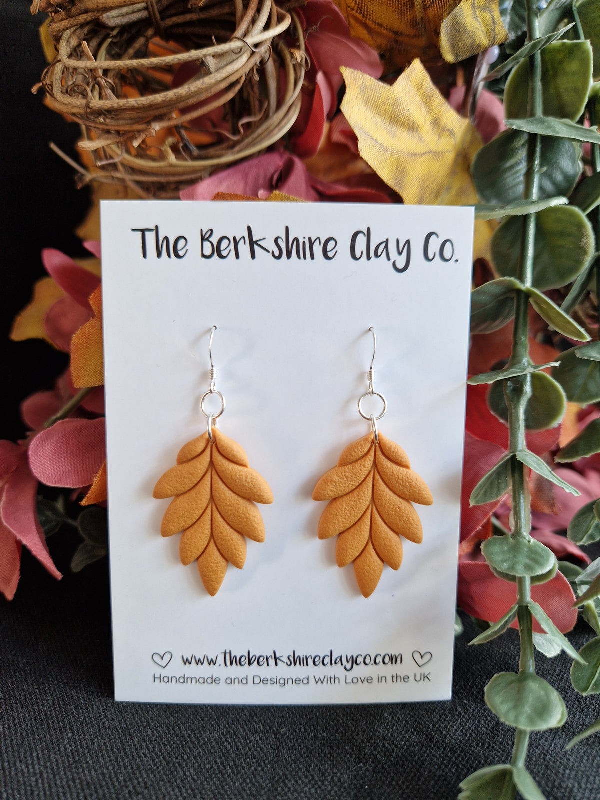 Cascade Leaf Dangle Earrings