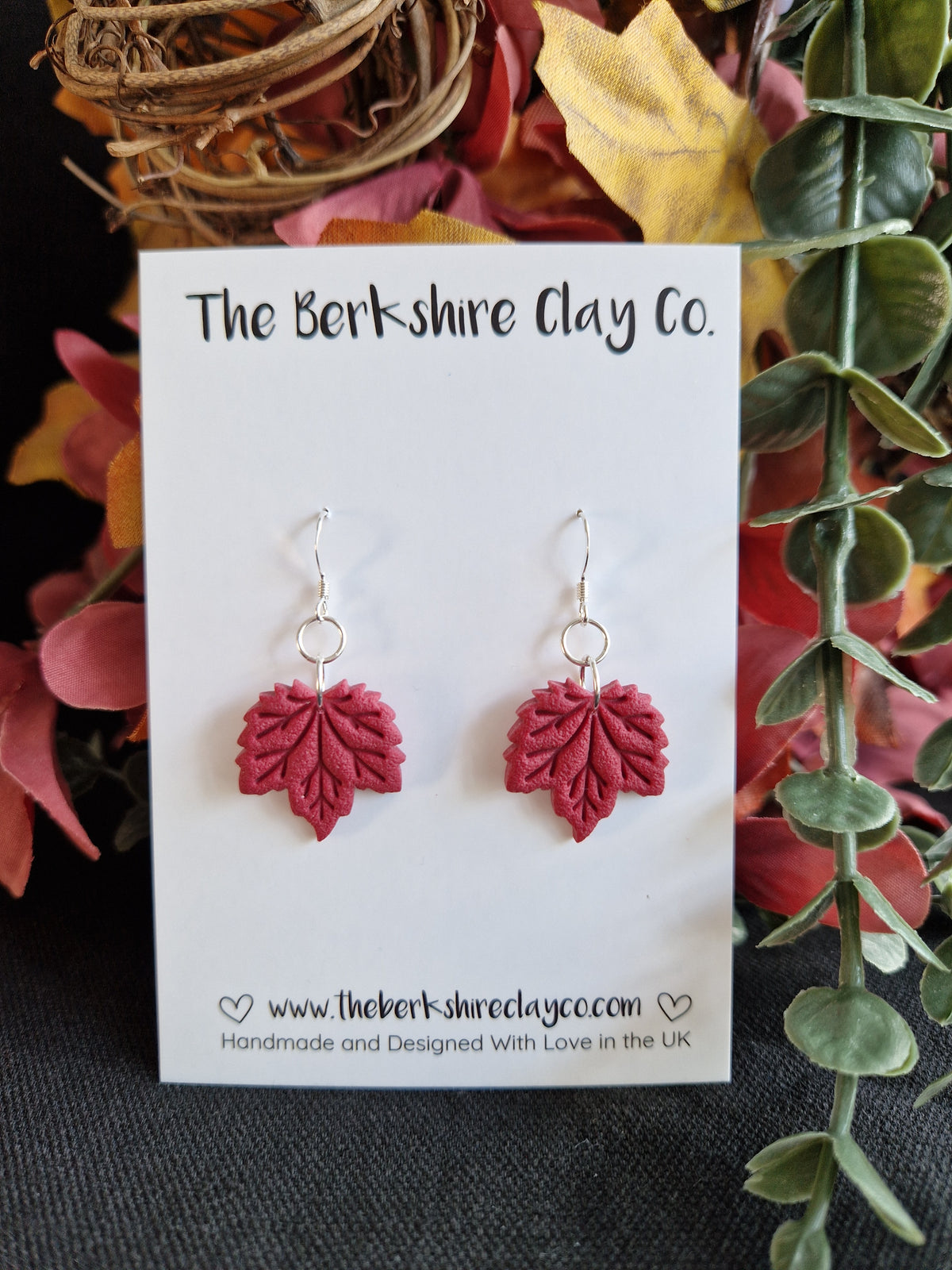 Maple Leaf Dangle Earrings