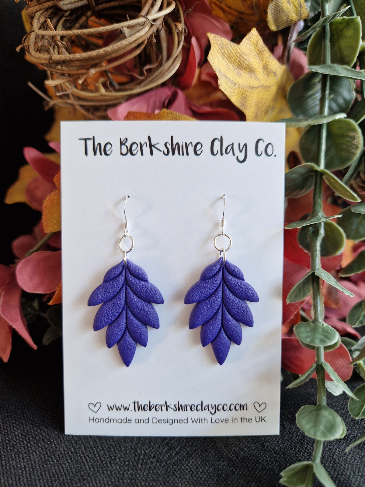 Cascade Leaf Dangle Earrings