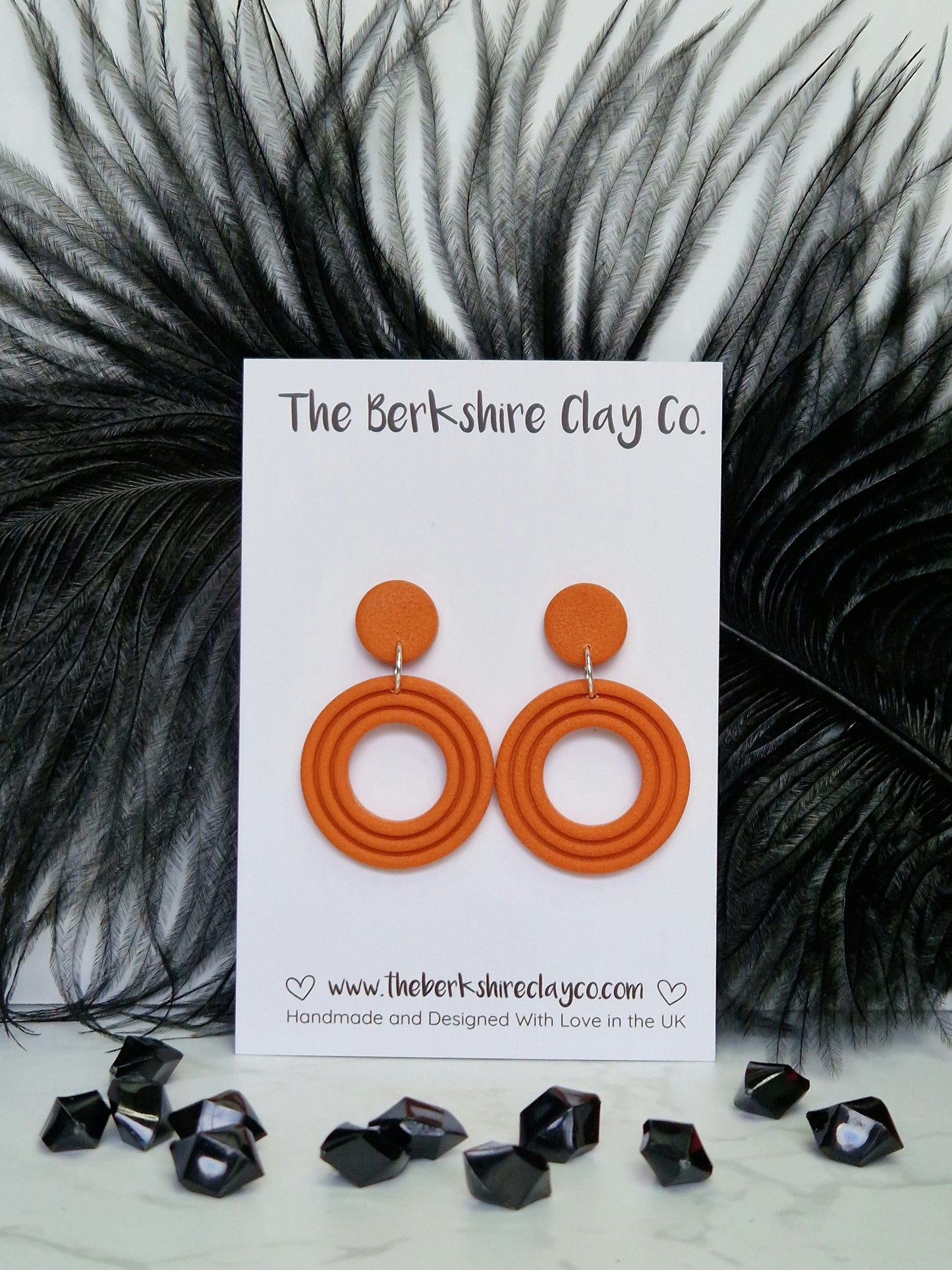 Nested Circle Stud Dangle Earrings