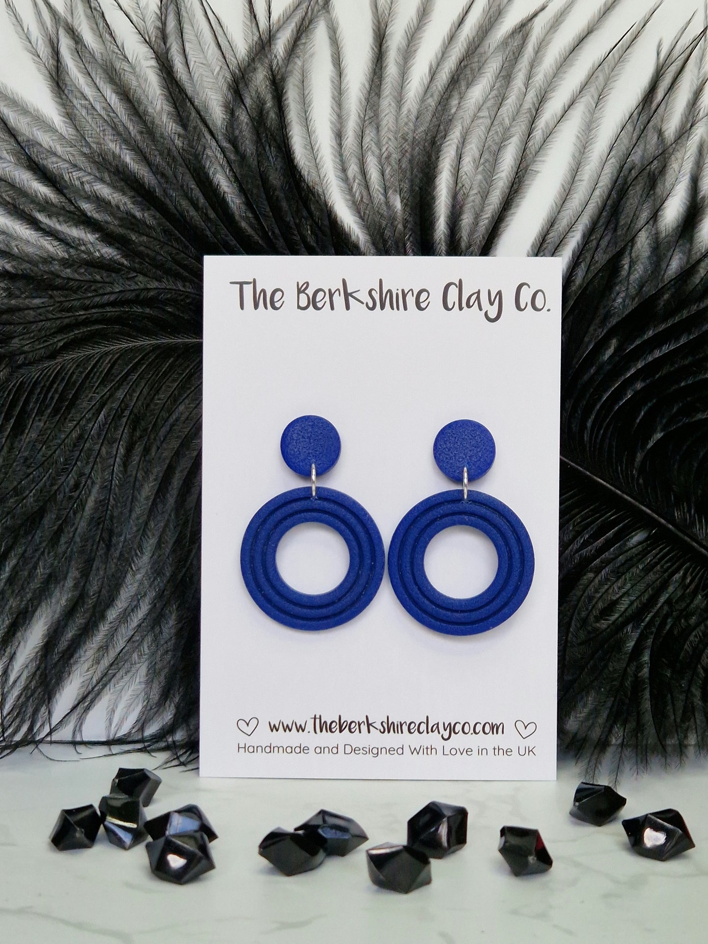 Nested Circle Stud Dangle Earrings