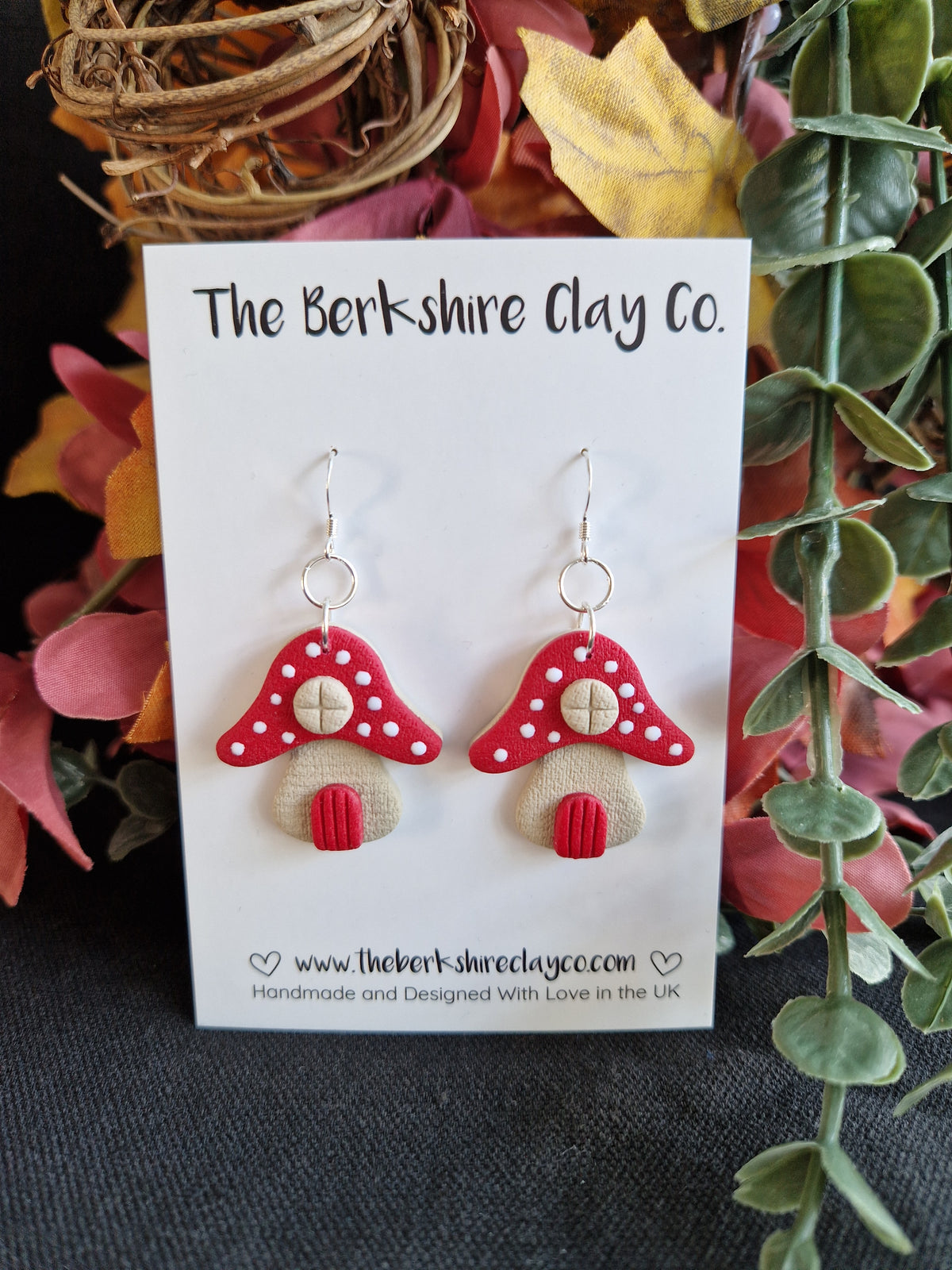 Toadstool Dangle Earrings