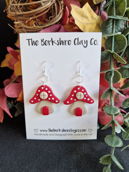 Toadstool Dangle Earrings