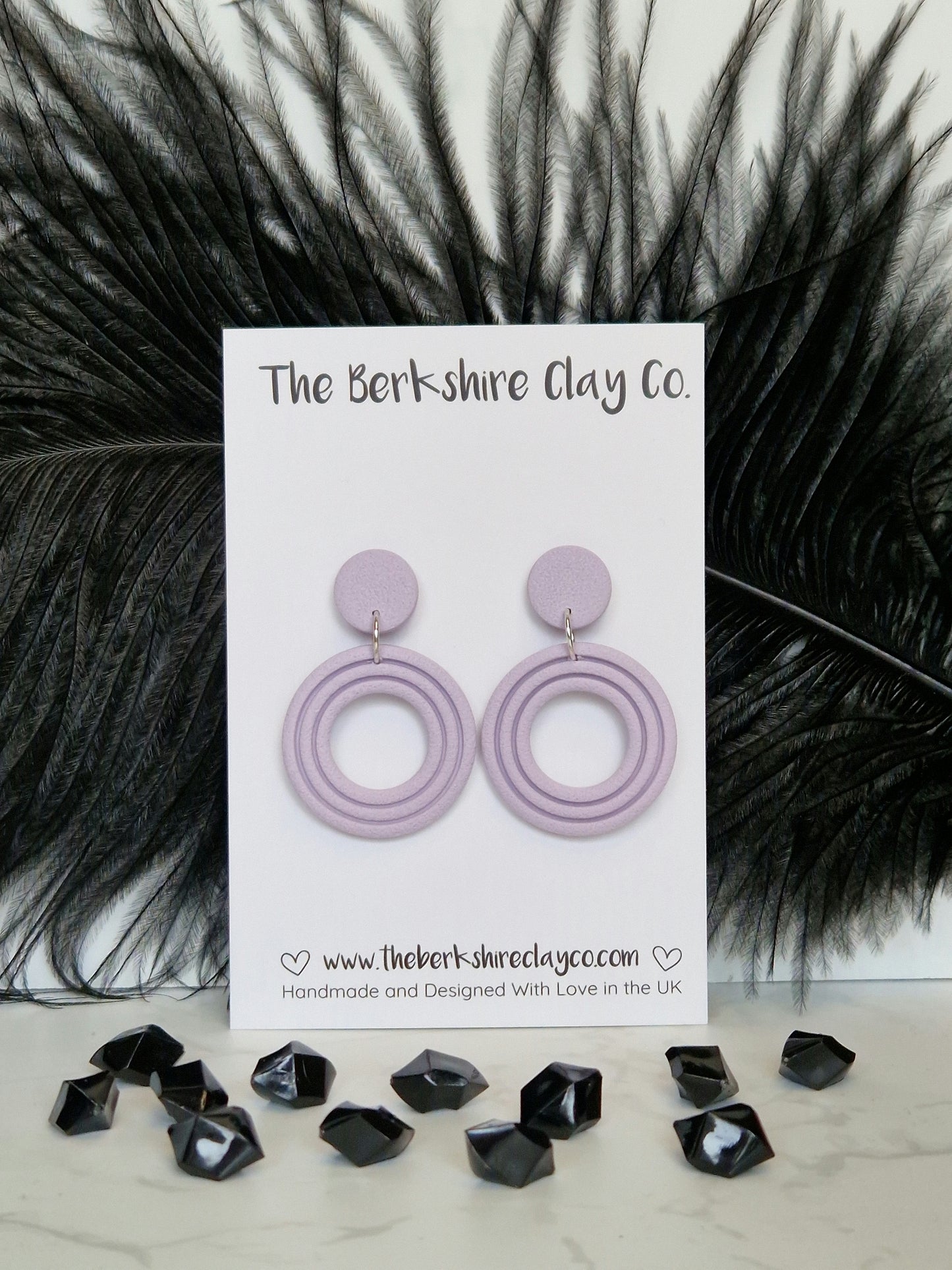 Nested Circle Stud Dangle Earrings