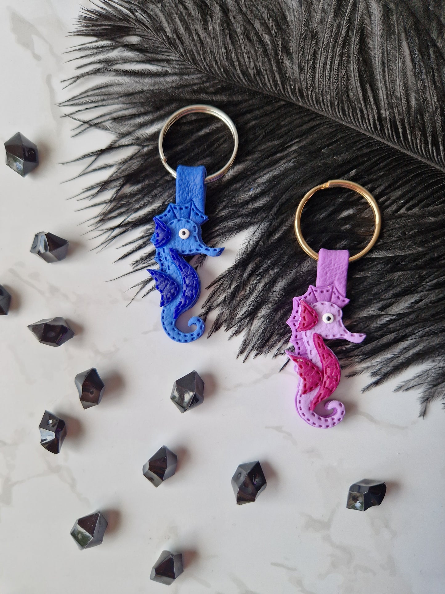 Seahorse Keyring