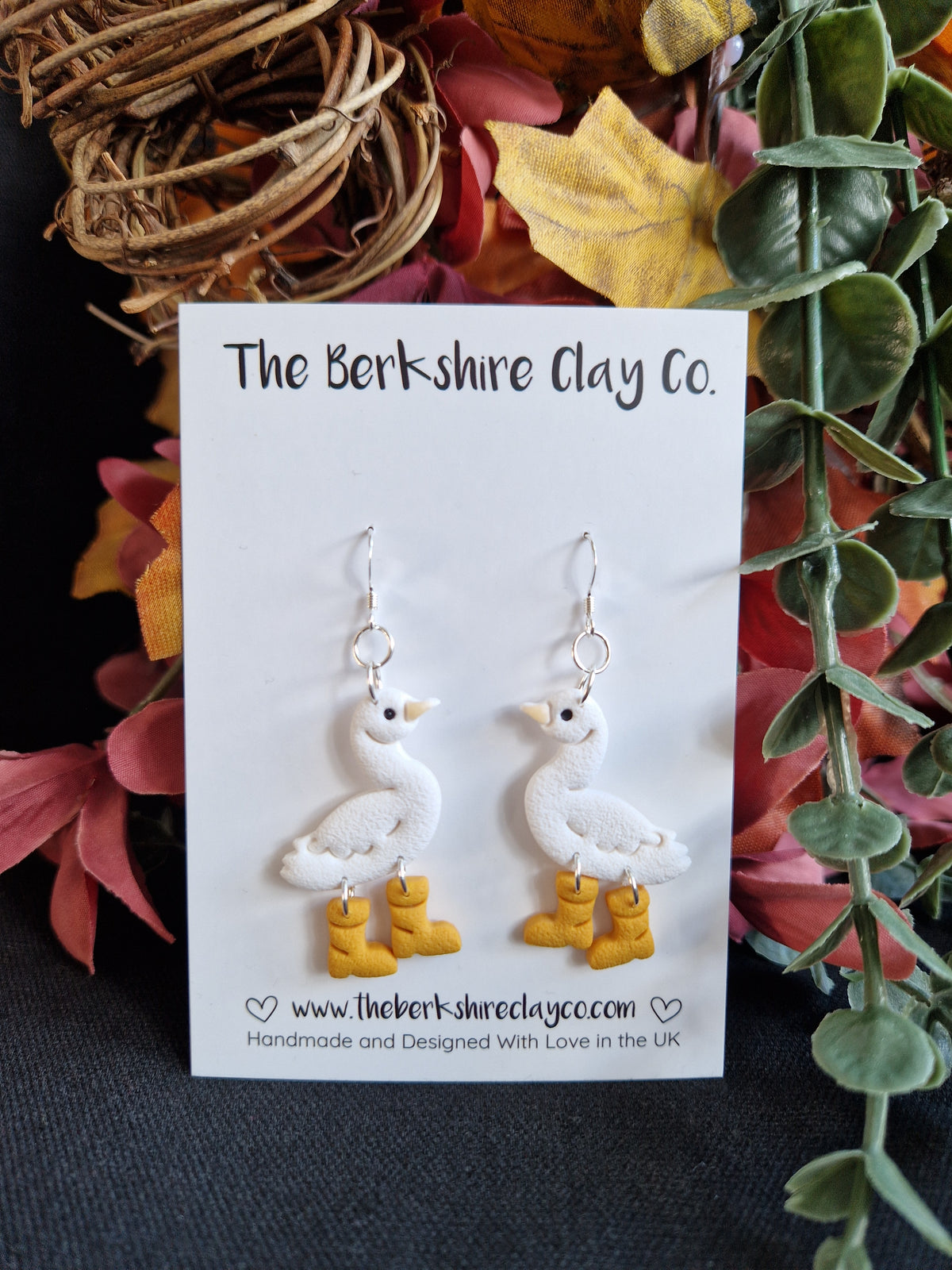 Geese Dangle Earrings