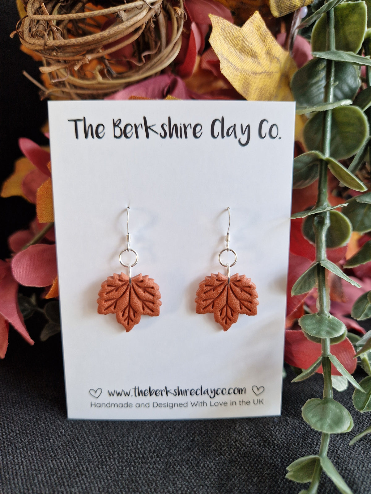 Maple Leaf Dangle Earrings
