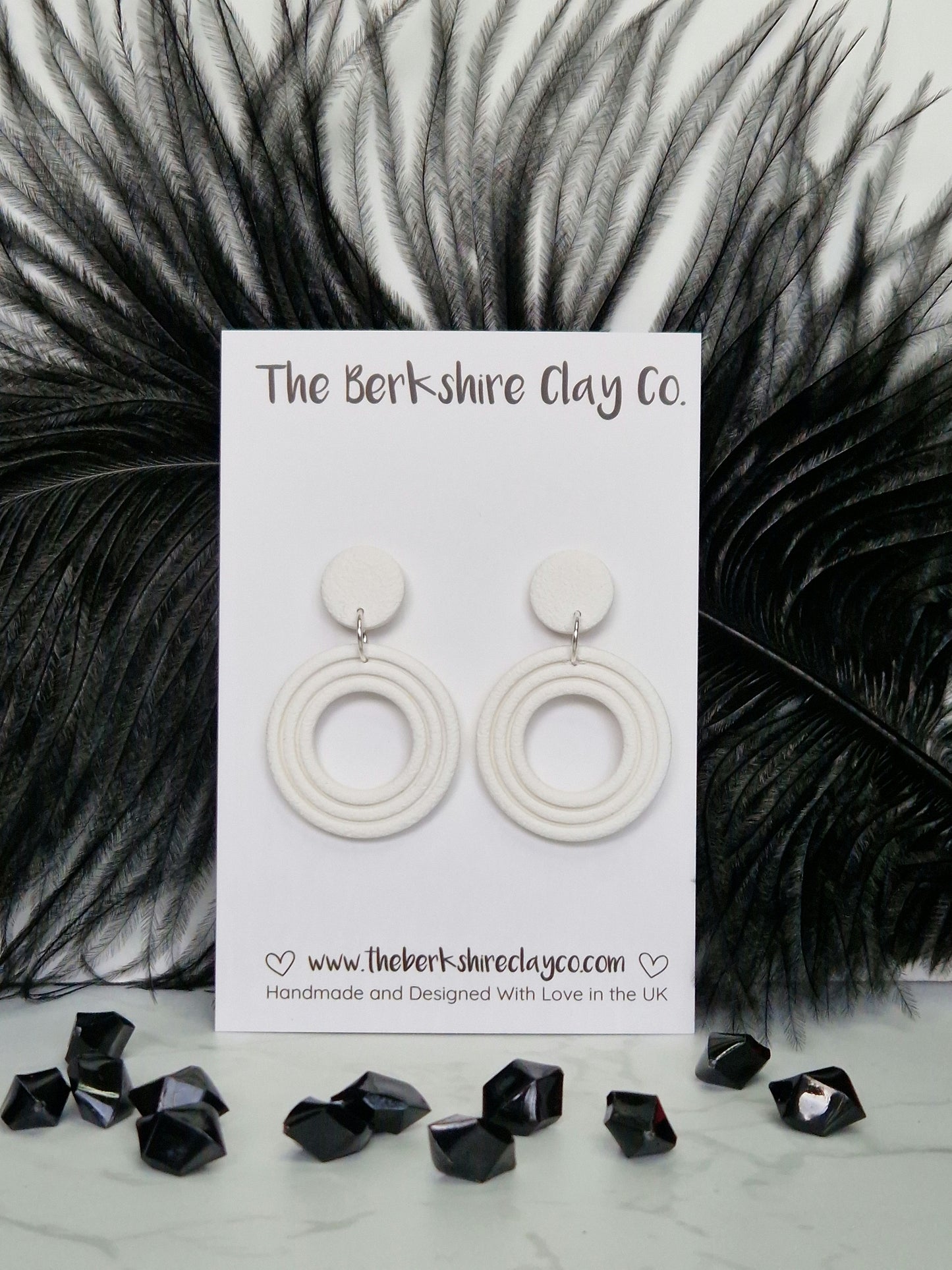 Nested Circle Stud Dangle Earrings